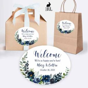 Logo Printed Paper Bag Sticker Label