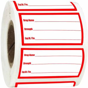 Medical Prescription Label Sticker