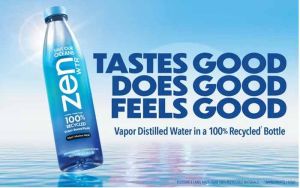 Recyclable Water Bottle Packaging Label