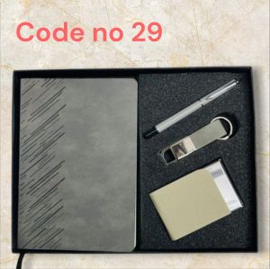 Bottle Mug Diary Pen Keychain Combo Set