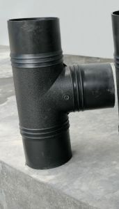 HDPE Spigot Reducing Tee