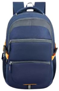 Blue Plain Backpack Bag