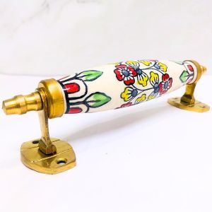 Hand Painted Ceramic Door Handle