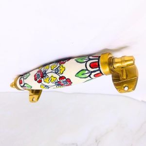 Hand Painted Ceramic Door Handle