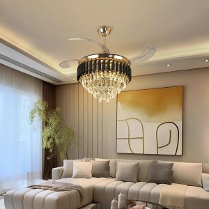Black Mamba Ceiling Fan Chandelier