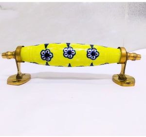 Brass Ceramic Door Pull Handle