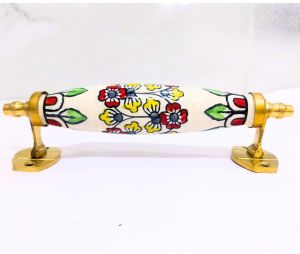 Hand Painted Ceramic Door Handle