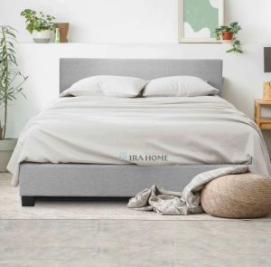 100% Egyptian Light Grey Cotton Four Piece Bed Sheet Set