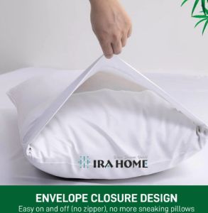 100% Organic Bamboo White Three Piece Bed Sheet Set