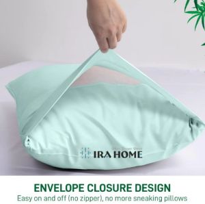 100% Organic Bamboo Aqua Blue Four Piece Bed Sheet Set