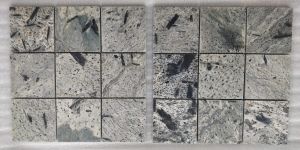 100x100x10mm Zera Green Polished Mosaic Tile