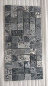 50x50x10mm Silver Grey Polished Mosaic Tile