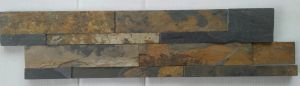 California Gold Slate Stone Wall Panel