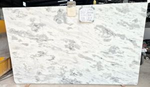 Satwario White Marble Slab