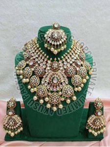 Heavy Kundan Polki Bridal Set