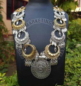 Oxidized German Silver Necklace Set