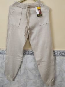 Beige Ladies Woolen Palazzo