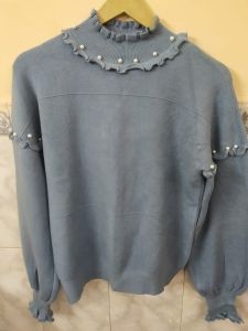 Gray Ladies Woolen Top
