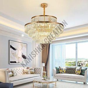 LED Round Crystal Hanging Chandelier