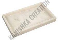 Rectangle White Marble Tray