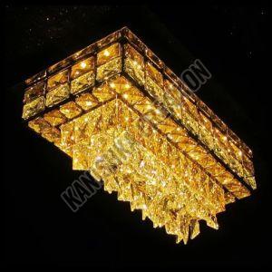 Rectangular Crystal Chandelier