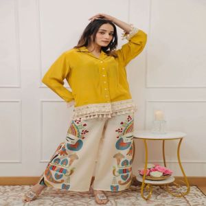 Ladies Yellow Co Ord Set