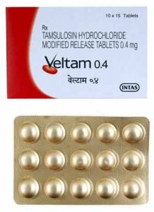 Veltam 0.4mg Tamsulosin Hydrochloride Tablet
