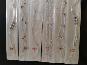 Ladies Designer Silver Anklets