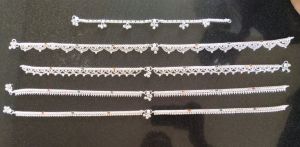 Ladies Trending Silver Anklets