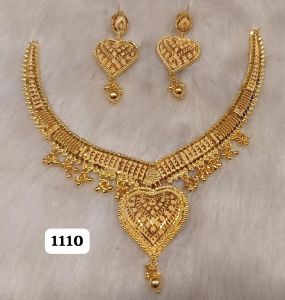 Gold Plated Lakshmi Neck Set
