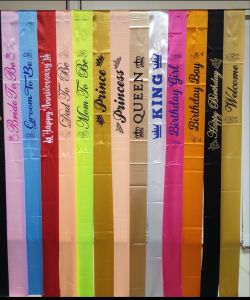 Multicolor Cotton Plain Sash