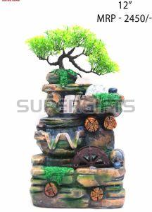 3 Step Polyresin Tabletop Water Fountain