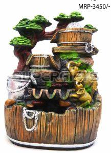 3 Steps Polyresin Tabletop Water Fountain