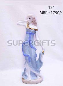 Polyresin Lady Figure Statue