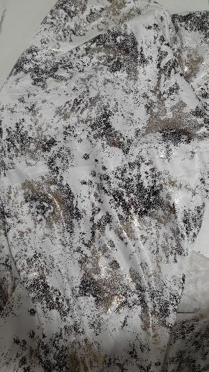 Foil Print Curtain Fabric