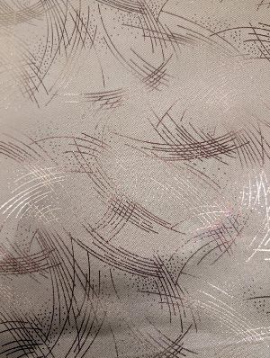 Foil Print Curtain Fabric