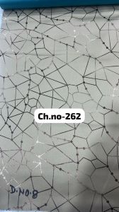 Foil Print Curtain Fabric