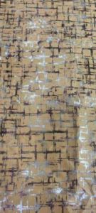 Foil Print Curtain Fabric