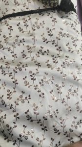 Foil Print Curtain Fabric