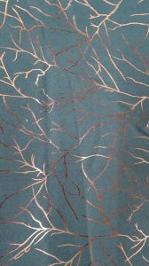 Foil Print Curtain Fabric