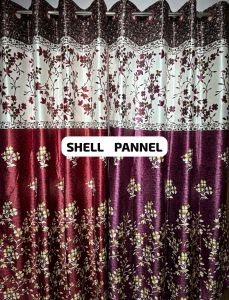 Shell Pannel Curtain Fabric
