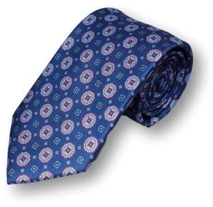 Mens Printed Microfiber Neckties