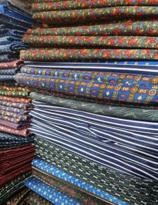 Printed Polyester Necktie Fabric