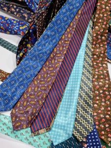 Mens Printed Polyester Neckties