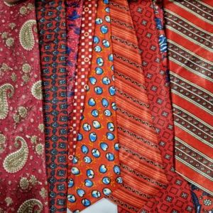Mens Printed Polyester Neckties