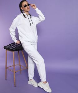 Soild Poly Cotton Fleece Oversized Women Hoodie