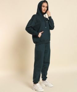 Poly Cotton Fleece Women Co-Ord Set