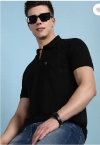 Men Cotton Polo T Shirt
