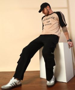 Cotton Terry Men Cargo Co Ord Set