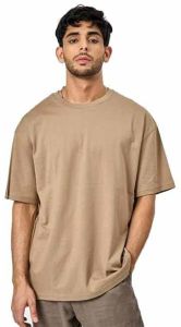 Brown Premium Poly Cotton Oversized T Shirt